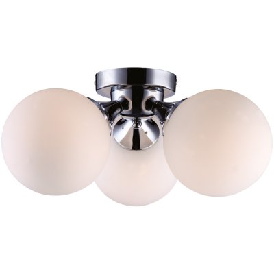 Потолочная люстра Arte lamp A2560PL-3CC Gelataio Потолочная люстра Arte lamp A2560PL-3CC GelataioПотолочные<br>Компания «Светодом» предлагает широкий ассортимент люстр от известных производителей. Представленные в нашем каталоге товары выполнены из современных материалов и обладают отличным качеством. Благодаря широкому ассортименту Вы сможете найти у нас люстру под любой интерьер. Мы предлагаем как классические варианты, так и современные модели, отличающиеся лаконичностью и простотой форм. Стильная люстра Arte lamp A2560PL-3CC станет украшением любого дома. Эта модель от известного производителя не оставит равнодушным ценителей красивых и оригинальных предметов интерьера. Люстра Arte lamp A2560PL-3CC обеспечит равномерное распределение света по всей комнате. При выборе обратите внимание на характеристики, позволяющие приобрести наиболее подходящую модель. Купить понравившуюся люстру по доступной цене Вы можете в интернет-магазине «Светодом». Мы предлагаем доставку не только по Москве и Екатеринбурге, но и по всей России.<br><br>Установка на натяжной потолок: Ограничено<br>S освещ. до, м2: 9<br>Крепление: Планка<br>Тип лампы: накаливания / энергосбережения / LED-светодиодная<br>Тип цоколя: E27<br>Количество ламп: 3<br>MAX мощность ламп, Вт: 60<br>Диаметр, мм мм: 380<br>Высота, мм: 190<br>Оттенок (цвет): белый<br>Цвет арматуры: серебристый