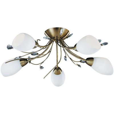Люстра Arte Lamp A2766PL-5AB Gardenia Люстра Arte Lamp A2766PL-5AB GardeniaПотолочные<br>Компания «Светодом» предлагает широкий ассортимент люстр от известных производителей. Представленные в нашем каталоге товары выполнены из современных материалов и обладают отличным качеством. Благодаря широкому ассортименту Вы сможете найти у нас люстру под любой интерьер. Мы предлагаем как классические варианты, так и современные модели, отличающиеся лаконичностью и простотой форм. Стильная люстра Arte lamp A2766PL-5AB станет украшением любого дома. Эта модель от известного производителя не оставит равнодушным ценителей красивых и оригинальных предметов интерьера. Люстра Arte lamp A2766PL-5AB обеспечит равномерное распределение света по всей комнате. При выборе обратите внимание на характеристики, позволяющие приобрести наиболее подходящую модель. Купить понравившуюся люстру по доступной цене Вы можете в интернет-магазине «Светодом». Мы предлагаем доставку не только по Москве и Екатеринбурге, но и по всей России.<br><br>Установка на натяжной потолок: Ограничено<br>S освещ. до, м2: 14<br>Крепление: Планка<br>Тип товара: Светильник потолочный<br>Тип лампы: накаливания / энергосбережения / LED-светодиодная<br>Тип цоколя: E14<br>Количество ламп: 5<br>Ширина, мм: 600<br>MAX мощность ламп, Вт: 40<br>Диаметр, мм мм: 600<br>Высота, мм: 200<br>Цвет арматуры: бронзовый