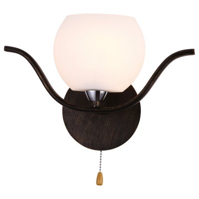 Настенный бра Arte lamp A3004AP-1BA Liverpool Настенный бра Arte lamp A3004AP-1BA LiverpoolСовременные<br><br><br>S освещ. до, м2: 3<br>Тип лампы: накаливания / энергосбережения / LED-светодиодная<br>Тип цоколя: E14<br>Количество ламп: 1<br>Ширина, мм: 320<br>MAX мощность ламп, Вт: 40<br>Диаметр, мм мм: 110<br>Высота, мм: 225