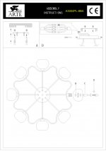 Люстра потолочная Arte lamp A3004PL-8BA Liverpool