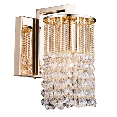 Светильник Arte lamp A3028AP-1GO Cascata Светильник Arte lamp A3028AP-1GO CascataХрустальные<br><br><br>Тип лампы: накал-я - энергосбер-я<br>Тип цоколя: E14<br>Количество ламп: 1<br>Ширина, мм: 160<br>MAX мощность ламп, Вт: 60<br>Длина, мм: 100<br>Высота, мм: 190<br>Цвет арматуры: золотой