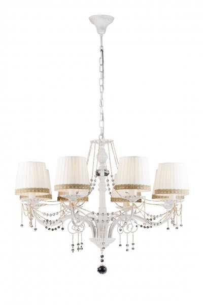 Светильник Arte lamp A3071LM-8WG Sierra Светильник Arte lamp A3071LM-8WG SierraПодвесные<br>Компания «Светодом» предлагает широкий ассортимент люстр от известных производителей. Представленные в нашем каталоге товары выполнены из современных материалов и обладают отличным качеством. Благодаря широкому ассортименту Вы сможете найти у нас люстру под любой интерьер. Мы предлагаем как классические варианты, так и современные модели, отличающиеся лаконичностью и простотой форм. <br>Стильная люстра Arte lamp A3071LM-8WG станет украшением любого дома. Эта модель от известного производителя не оставит равнодушным ценителей красивых и оригинальных предметов интерьера. Люстра Arte lamp A3071LM-8WG обеспечит равномерное распределение света по всей комнате. При выборе обратите внимание на характеристики, позволяющие приобрести наиболее подходящую модель. <br>Купить понравившуюся люстру по доступной цене Вы можете в интернет-магазине «Светодом».<br><br>Установка на натяжной потолок: Да<br>S освещ. до, м2: 24<br>Крепление: Крюк<br>Тип лампы: накал-я - энергосбер-я<br>Тип цоколя: E14<br>Количество ламп: 8<br>MAX мощность ламп, Вт: 60<br>Диаметр, мм мм: 780<br>Высота, мм: 600<br>Цвет арматуры: белый с золотистой патиной