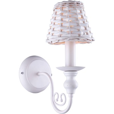 Бра Arte lamp A3400AP-1WH Villaggio Бра Arte lamp A3400AP-1WH VillaggioРустика<br><br><br>S освещ. до, м2: 1<br>Тип товара: Светильник настенный бра<br>Тип лампы: накаливания / энергосбережения / LED-светодиодная<br>Тип цоколя: E14<br>Количество ламп: 1<br>Ширина, мм: 140<br>MAX мощность ламп, Вт: 25<br>Длина, мм: 220<br>Высота, мм: 320<br>Оттенок (цвет): белый<br>Цвет арматуры: белый