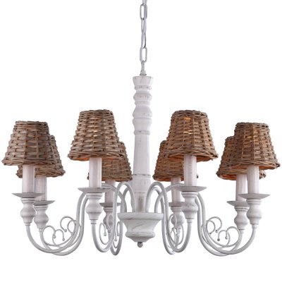 Подвесная люстра Arte lamp A3400LM-8BR Villaggio Подвесная люстра Arte lamp A3400LM-8BR VillaggioПлетеные из ротанга<br>Компания «Светодом» предлагает широкий ассортимент люстр от известных производителей. Представленные в нашем каталоге товары выполнены из современных материалов и обладают отличным качеством. Благодаря широкому ассортименту Вы сможете найти у нас люстру под любой интерьер. Мы предлагаем как классические варианты, так и современные модели, отличающиеся лаконичностью и простотой форм. Стильная люстра Arte lamp A3400LM-8BR станет украшением любого дома. Эта модель от известного производителя не оставит равнодушным ценителей красивых и оригинальных предметов интерьера. Люстра Arte lamp A3400LM-8BR обеспечит равномерное распределение света по всей комнате. При выборе обратите внимание на характеристики, позволяющие приобрести наиболее подходящую модель. Купить понравившуюся люстру по доступной цене Вы можете в интернет-магазине «Светодом».<br><br>Установка на натяжной потолок: Да<br>S освещ. до, м2: 10<br>Крепление: Крюк<br>Тип лампы: накаливания / энергосбережения / LED-светодиодная<br>Тип цоколя: E14<br>Количество ламп: 8<br>MAX мощность ламп, Вт: 25<br>Диаметр, мм мм: 760<br>Длина цепи/провода, мм: 940<br>Высота, мм: 510<br>Оттенок (цвет): коричневый<br>Цвет арматуры: коричневый