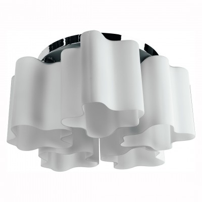 Светильник потолочный Arte lamp A3479PL-5CC SERENATA Светильник потолочный Arte lamp A3479PL-5CC SERENATAПотолочные<br>Компания «Светодом» предлагает широкий ассортимент люстр от известных производителей. Представленные в нашем каталоге товары выполнены из современных материалов и обладают отличным качеством. Благодаря широкому ассортименту Вы сможете найти у нас люстру под любой интерьер. Мы предлагаем как классические варианты, так и современные модели, отличающиеся лаконичностью и простотой форм. Стильная люстра Arte lamp A3479PL-5CC станет украшением любого дома. Эта модель от известного производителя не оставит равнодушным ценителей красивых и оригинальных предметов интерьера. Люстра Arte lamp A3479PL-5CC обеспечит равномерное распределение света по всей комнате. При выборе обратите внимание на характеристики, позволяющие приобрести наиболее подходящую модель. Купить понравившуюся люстру по доступной цене Вы можете в интернет-магазине «Светодом».<br><br>Установка на натяжной потолок: Ограничено<br>S освещ. до, м2: 10<br>Крепление: Планка<br>Тип лампы: Накаливания / энергосбережения / светодиодная<br>Тип цоколя: E27<br>Количество ламп: 5<br>MAX мощность ламп, Вт: 40<br>Размеры: H27xW51xL51<br>Цвет арматуры: серебристый