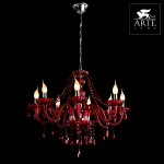 Люстра красная Arte lamp A3964LM-8RD Teatro