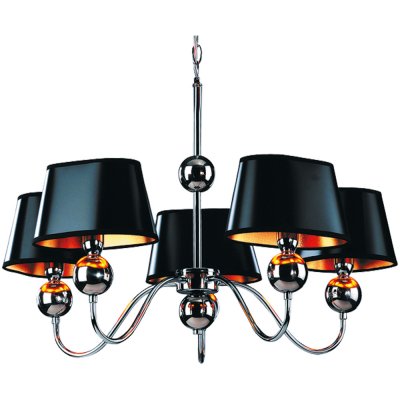 Люстра черная Arte Lamp A4011LM-5CC Turandot Люстра черная Arte Lamp A4011LM-5CC TurandotПодвесные<br>Компания «Светодом» предлагает широкий ассортимент люстр от известных производителей. Представленные в нашем каталоге товары выполнены из современных материалов и обладают отличным качеством. Благодаря широкому ассортименту Вы сможете найти у нас люстру под любой интерьер. Мы предлагаем как классические варианты, так и современные модели, отличающиеся лаконичностью и простотой форм. Стильная люстра Arte lamp A4011LM-5CC станет украшением любого дома. Эта модель от известного производителя не оставит равнодушным ценителей красивых и оригинальных предметов интерьера. Люстра Arte lamp A4011LM-5CC обеспечит равномерное распределение света по всей комнате. При выборе обратите внимание на характеристики, позволяющие приобрести наиболее подходящую модель. Купить понравившуюся люстру по доступной цене Вы можете в интернет-магазине «Светодом». Мы предлагаем доставку не только по Москве и Екатеринбурге, но и по всей России.<br><br>Установка на натяжной потолок: Да<br>S освещ. до, м2: 14<br>Крепление: Крюк<br>Тип лампы: накаливания / энергосбережения / LED-светодиодная<br>Тип цоколя: E14<br>Количество ламп: 5<br>Ширина, мм: 660<br>MAX мощность ламп, Вт: 40<br>Диаметр, мм мм: 660<br>Длина цепи/провода, мм: 550<br>Высота, мм: 490<br>Цвет арматуры: серебристый