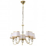 Люстра Arte lamp A4021LM-5GO White Hall 