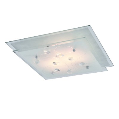 Светильник Arte lamp A4058PL-2CC SNOW WHITE Светильник Arte lamp A4058PL-2CC SNOW WHITEКвадратные<br>Настенно-потолочные светильники – это универсальные осветительные варианты, которые подходят для вертикального и горизонтального монтажа. В интернет-магазине «Светодом» Вы можете приобрести подобные модели по выгодной стоимости. В нашем каталоге представлены как бюджетные варианты, так и эксклюзивные изделия от производителей, которые уже давно заслужили доверие дизайнеров и простых покупателей. Настенно-потолочный светильник ARTELamp A4058PL-2CC станет прекрасным дополнением к основному освещению. Благодаря качественному исполнению и применению современных технологий при производстве эта модель будет радовать Вас своим привлекательным внешним видом долгое время. Приобрести настенно-потолочный светильник ARTELamp A4058PL-2CC можно, находясь в любой точке России. Компания «Светодом» осуществляет доставку заказов не только по Москве и Екатеринбургу, но и в остальные города.<br><br>S освещ. до, м2: 6<br>Тип лампы: Накаливания / энергосбережения / светодиодная<br>Тип цоколя: E27<br>Количество ламп: 2<br>MAX мощность ламп, Вт: 60<br>Размеры: H9xW34xL34<br>Цвет арматуры: серебристый