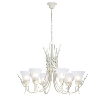 Светильник Arte lamp A4111LM-6WA Brushwood Светильник Arte lamp A4111LM-6WA BrushwoodПодвесные<br>Компания «Светодом» предлагает широкий ассортимент люстр от известных производителей. Представленные в нашем каталоге товары выполнены из современных материалов и обладают отличным качеством. Благодаря широкому ассортименту Вы сможете найти у нас люстру под любой интерьер. Мы предлагаем как классические варианты, так и современные модели, отличающиеся лаконичностью и простотой форм. Стильная люстра Arte lamp A4111LM-6WA станет украшением любого дома. Эта модель от известного производителя не оставит равнодушным ценителей красивых и оригинальных предметов интерьера. Люстра Arte lamp A4111LM-6WA обеспечит равномерное распределение света по всей комнате. При выборе обратите внимание на характеристики, позволяющие приобрести наиболее подходящую модель. Купить понравившуюся люстру по доступной цене Вы можете в интернет-магазине «Светодом». Мы предлагаем доставку не только по Москве и Екатеринбурге, но и по всей России.<br><br>Установка на натяжной потолок: Да<br>S освещ. до, м2: 18<br>Крепление: Крюк<br>Тип лампы: накал-я - энергосбер-я<br>Тип цоколя: E27<br>Количество ламп: 6<br>MAX мощность ламп, Вт: 60<br>Диаметр, мм мм: 800<br>Высота, мм: 580<br>Цвет арматуры: белый