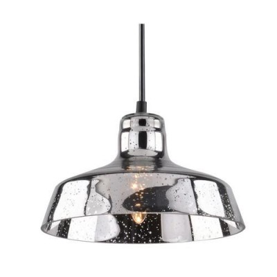 A4297SP-1CC Arte lamp Светильник A4297SP-1CC Arte lamp СветильникОдиночные<br><br><br>Крепление: Планка<br>Тип цоколя: E27<br>Цвет арматуры: Серебристый хром<br>Количество ламп: 1<br>Диаметр, мм мм: 250<br>Длина цепи/провода, мм: 900<br>Размеры: D245*150<br>Длина, мм: 250<br>Высота, мм: 300<br>MAX мощность ламп, Вт: 40W<br>Общая мощность, Вт: 40W