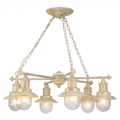 Светильник Arte lamp A4524LM-6WG Sailor Светильник Arte lamp A4524LM-6WG SailorПодвесные<br>Компания «Светодом» предлагает широкий ассортимент люстр от известных производителей. Представленные в нашем каталоге товары выполнены из современных материалов и обладают отличным качеством. Благодаря широкому ассортименту Вы сможете найти у нас люстру под любой интерьер. Мы предлагаем как классические варианты, так и современные модели, отличающиеся лаконичностью и простотой форм. <br>Стильная люстра Arte lamp A4524LM-6WG станет украшением любого дома. Эта модель от известного производителя не оставит равнодушным ценителей красивых и оригинальных предметов интерьера. Люстра Arte lamp A4524LM-6WG обеспечит равномерное распределение света по всей комнате. При выборе обратите внимание на характеристики, позволяющие приобрести наиболее подходящую модель. <br>Купить понравившуюся люстру по доступной цене Вы можете в интернет-магазине «Светодом».<br><br>Установка на натяжной потолок: Да<br>S освещ. до, м2: 18<br>Крепление: Планка<br>Тип лампы: накал-я - энергосбер-я<br>Тип цоколя: E27<br>Количество ламп: 6<br>MAX мощность ламп, Вт: 60<br>Диаметр, мм мм: 720<br>Высота, мм: 250<br>Цвет арматуры: бежевый с золотистой патиной