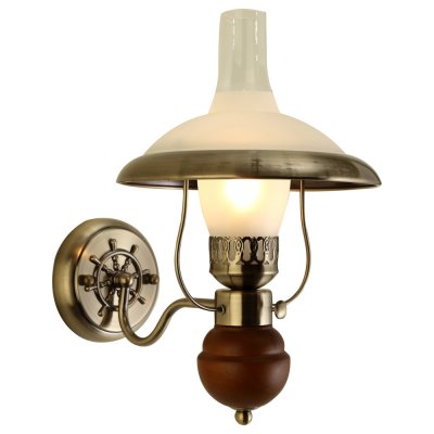 Светильник бра керосинка Arte lamp A4533AP-1AB Capanna Светильник бра керосинка Arte lamp A4533AP-1AB CapannaРустика<br>Настенный светильник бра в виде керосиновой лампы Arte lamp A4533AP-1AB оригинального исполнения окунет Ваш интерьер в мир средневековья и заставит прочувствовать аристократичность той эпохи<br><br>Тип товара: Светильник настенный бра<br>Тип лампы: накал-я - энергосбер-я<br>Тип цоколя: E27<br>Количество ламп: 1<br>Ширина, мм: 220<br>MAX мощность ламп, Вт: 60<br>Длина, мм: 300<br>Высота, мм: 360<br>Цвет арматуры: бронзовый