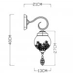Светильник бра Arte lamp A4552AP-1GO Moroccana