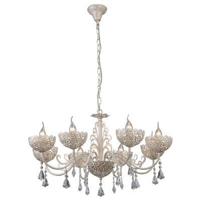 Светильник Arte lamp A4554LM-8WG Fleece Светильник Arte lamp A4554LM-8WG FleeceПодвесные<br>Компания «Светодом» предлагает широкий ассортимент люстр от известных производителей. Представленные в нашем каталоге товары выполнены из современных материалов и обладают отличным качеством. Благодаря широкому ассортименту Вы сможете найти у нас люстру под любой интерьер. Мы предлагаем как классические варианты, так и современные модели, отличающиеся лаконичностью и простотой форм. Стильная люстра Arte lamp A4554LM-8WG станет украшением любого дома. Эта модель от известного производителя не оставит равнодушным ценителей красивых и оригинальных предметов интерьера. Люстра Arte lamp A4554LM-8WG обеспечит равномерное распределение света по всей комнате. При выборе обратите внимание на характеристики, позволяющие приобрести наиболее подходящую модель. Купить понравившуюся люстру по доступной цене Вы можете в интернет-магазине «Светодом».<br><br>Установка на натяжной потолок: Да<br>S освещ. до, м2: 16<br>Крепление: Крюк<br>Тип лампы: Накаливания / энергосбережения / светодиодная<br>Тип цоколя: E14<br>Количество ламп: 8<br>MAX мощность ламп, Вт: 40<br>Диаметр, мм мм: 730<br>Высота, мм: 470<br>Цвет арматуры: белый с золотистой патиной