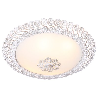 Светильник Arte lamp A4554PL-4WG Fleece Светильник Arte lamp A4554PL-4WG FleeceПотолочные<br>Компания «Светодом» предлагает широкий ассортимент люстр от известных производителей. Представленные в нашем каталоге товары выполнены из современных материалов и обладают отличным качеством. Благодаря широкому ассортименту Вы сможете найти у нас люстру под любой интерьер. Мы предлагаем как классические варианты, так и современные модели, отличающиеся лаконичностью и простотой форм. Стильная люстра Arte lamp A4554PL-4WG станет украшением любого дома. Эта модель от известного производителя не оставит равнодушным ценителей красивых и оригинальных предметов интерьера. Люстра Arte lamp A4554PL-4WG обеспечит равномерное распределение света по всей комнате. При выборе обратите внимание на характеристики, позволяющие приобрести наиболее подходящую модель. Купить понравившуюся люстру по доступной цене Вы можете в интернет-магазине «Светодом».<br><br>Установка на натяжной потолок: Ограничено<br>S освещ. до, м2: 12<br>Крепление: Планка<br>Тип лампы: Накаливания / энергосбережения / светодиодная<br>Тип цоколя: E27<br>Количество ламп: 4<br>MAX мощность ламп, Вт: 60<br>Диаметр, мм мм: 420<br>Высота, мм: 120<br>Цвет арматуры: белый с золотистой патиной