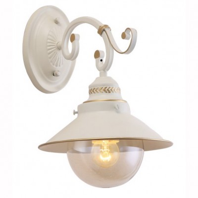 Светильник Arte lamp A4577AP-1WG GRAZIOSO Светильник Arte lamp A4577AP-1WG GRAZIOSOКлассические<br><br><br>Тип лампы: Накаливания / энергосбережения / светодиодная<br>Тип цоколя: E27<br>Количество ламп: 1<br>MAX мощность ламп, Вт: 60<br>Размеры: H32xW28xL28<br>Цвет арматуры: белый с золотистой патиной