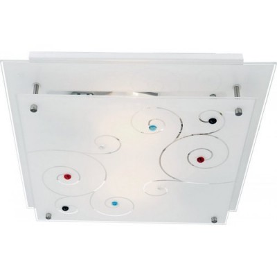 Светильник Arte lamp A4814PL-2CC ESMERALDA Светильник Arte lamp A4814PL-2CC ESMERALDAПотолочные<br><br><br>S освещ. до, м2: 6<br>Тип цоколя: E27<br>Количество ламп: 2<br>MAX мощность ламп, Вт: 60<br>Размеры: H9xW32xL32<br>Цвет арматуры: серебристый хром