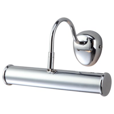 Светильник настенный Arte lamp A5023AP-1CC Picture light Светильник настенный Arte lamp A5023AP-1CC Picture lightДля картин/зеркал<br><br><br>S освещ. до, м2: 3<br>Крепление: пластина<br>Тип лампы: накаливания / энергосбережения / LED-светодиодная<br>Тип цоколя: E14<br>Количество ламп: 1<br>Ширина, мм: 250<br>MAX мощность ламп, Вт: 40<br>Диаметр, мм мм: 220<br>Длина, мм: 220<br>Высота, мм: 190<br>Цвет арматуры: серебристый