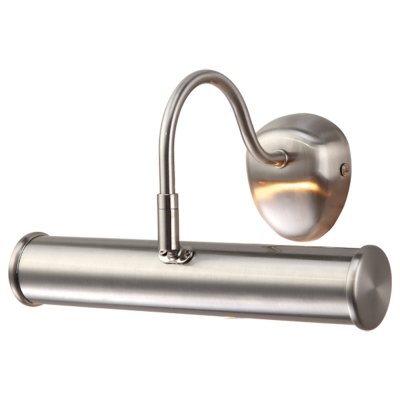 Светильник настенный Arte lamp A5023AP-1SS Picture light Светильник настенный Arte lamp A5023AP-1SS Picture lightДля картин/зеркал<br><br><br>S освещ. до, м2: 3<br>Крепление: пластина<br>Тип лампы: накаливания / энергосбережения / LED-светодиодная<br>Тип цоколя: E14<br>Количество ламп: 1<br>Ширина, мм: 250<br>MAX мощность ламп, Вт: 40<br>Диаметр, мм мм: 220<br>Длина, мм: 220<br>Высота, мм: 190<br>Цвет арматуры: серебристый
