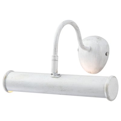 Светильник настенный Arte lamp A5023AP-1WG Picture light Светильник настенный Arte lamp A5023AP-1WG Picture lightДля картин/зеркал<br><br><br>S освещ. до, м2: 3<br>Крепление: пластина<br>Тип лампы: накаливания / энергосбережения / LED-светодиодная<br>Тип цоколя: E14<br>Количество ламп: 1<br>Ширина, мм: 250<br>MAX мощность ламп, Вт: 40<br>Диаметр, мм мм: 220<br>Длина, мм: 220<br>Высота, мм: 190<br>Цвет арматуры: белый с золотистой патиной
