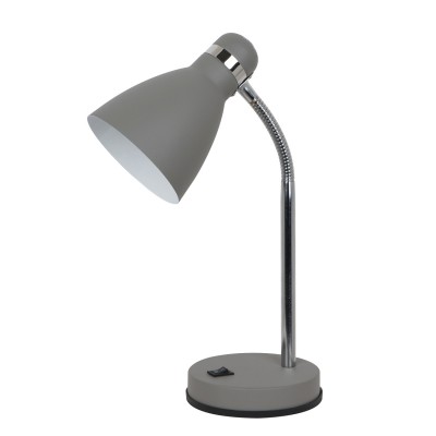 A5049LT-1GY Arte lamp Светильник A5049LT-1GY Arte lamp СветильникОфисные<br><br><br>Тип цоколя: E27<br>Количество ламп: 1<br>MAX мощность ламп, Вт: 40W<br>Диаметр, мм мм: 130<br>Размеры: 215X125X340<br>Длина, мм: 220<br>Высота, мм: 350<br>Цвет арматуры: СЕРЫЙ<br>Общая мощность, Вт: 40W