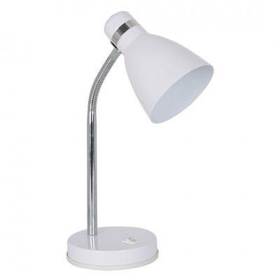 Светильник настольный Arte lamp A5049LT-1WH MERCOLED Светильник настольный Arte lamp A5049LT-1WH MERCOLEDОфисные<br>Настольная лампа – это не просто источник дополнительного освещения, но и оригинальный элемент декора. Его можно установить в спальне, гостиной, кабинете и других комнатах. Интернет-магазин «Светодом» предлагает настольные лампы разных стилей по доступным ценам. Благодаря большому ассортименту Вы обязательно найдете в нашем каталоге именно ту модель, которую искали. Настольная лампа Arte lamp A5049LT-1WH – прекрасный вариант для завершения интерьера. Ее можно включить одновременно с люстрой для более яркого освещения или без нее для создания уютной атмосферы, настраивающей на отдых. Купить настольную лампу Arte lamp A5049LT-1WH Вы можете с помощью виртуальной «Корзины» или по контактным номерам, указанным на сайте.<br><br>Тип цоколя: E27<br>Количество ламп: 1<br>MAX мощность ламп, Вт: 60<br>Размеры: H40xW13xL22<br>Цвет арматуры: белый