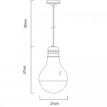 Подвесной светильник Arte lamp A5092SP-1CC Edison