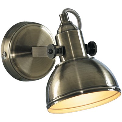 Светильник спот Arte lamp A5213AP-1AB Martin Светильник спот Arte lamp A5213AP-1AB MartinМорской стиль<br><br><br>S освещ. до, м2: 3<br>Тип лампы: накаливания / энергосбережения / LED-светодиодная<br>Тип цоколя: E14<br>Цвет арматуры: бронзовый<br>Количество ламп: 1<br>Ширина, мм: 120<br>Диаметр, мм мм: 230<br>Расстояние от стены, мм: 230<br>Высота, мм: 190<br>MAX мощность ламп, Вт: 40