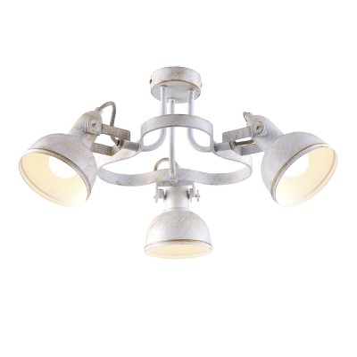 Светильник Arte lamp A5216PL-3WG Martin Светильник Arte lamp A5216PL-3WG MartinПотолочные<br>Компания «Светодом» предлагает широкий ассортимент люстр от известных производителей. Представленные в нашем каталоге товары выполнены из современных материалов и обладают отличным качеством. Благодаря широкому ассортименту Вы сможете найти у нас люстру под любой интерьер. Мы предлагаем как классические варианты, так и современные модели, отличающиеся лаконичностью и простотой форм. Стильная люстра Arte lamp A5216PL-3WG станет украшением любого дома. Эта модель от известного производителя не оставит равнодушным ценителей красивых и оригинальных предметов интерьера. Люстра Arte lamp A5216PL-3WG обеспечит равномерное распределение света по всей комнате. При выборе обратите внимание на характеристики, позволяющие приобрести наиболее подходящую модель. Купить понравившуюся люстру по доступной цене Вы можете в интернет-магазине «Светодом». Мы предлагаем доставку не только по Москве и Екатеринбурге, но и по всей России.<br><br>Установка на натяжной потолок: Да<br>S освещ. до, м2: 6<br>Крепление: Планка<br>Тип лампы: накаливания / энергосбережения / LED-светодиодная<br>Тип цоколя: E14<br>Количество ламп: 3<br>MAX мощность ламп, Вт: 40<br>Диаметр, мм мм: 530<br>Высота, мм: 250<br>Цвет арматуры: белый