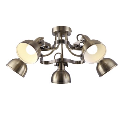 Светильник Arte lamp A5216PL-5AB Martin Светильник Arte lamp A5216PL-5AB MartinПотолочные<br>Компания «Светодом» предлагает широкий ассортимент люстр от известных производителей. Представленные в нашем каталоге товары выполнены из современных материалов и обладают отличным качеством. Благодаря широкому ассортименту Вы сможете найти у нас люстру под любой интерьер. Мы предлагаем как классические варианты, так и современные модели, отличающиеся лаконичностью и простотой форм. Стильная люстра Arte lamp A5216PL-5AB станет украшением любого дома. Эта модель от известного производителя не оставит равнодушным ценителей красивых и оригинальных предметов интерьера. Люстра Arte lamp A5216PL-5AB обеспечит равномерное распределение света по всей комнате. При выборе обратите внимание на характеристики, позволяющие приобрести наиболее подходящую модель. Купить понравившуюся люстру по доступной цене Вы можете в интернет-магазине «Светодом».<br><br>Установка на натяжной потолок: Да<br>S освещ. до, м2: 10<br>Крепление: Планка<br>Тип лампы: накаливания / энергосбережения / LED-светодиодная<br>Тип цоколя: E14<br>Количество ламп: 5<br>MAX мощность ламп, Вт: 40<br>Диаметр, мм мм: 600<br>Высота, мм: 250