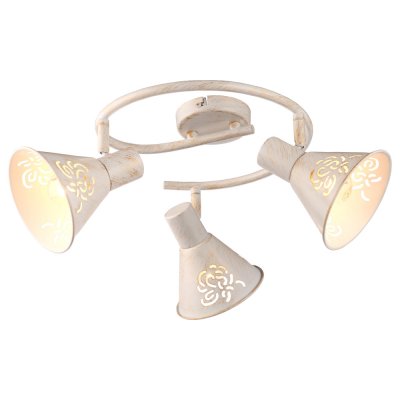 Светильник Arte lamp A5218PL-3WG Cono Светильник Arte lamp A5218PL-3WG ConoТройные<br>Светильники-споты – это оригинальные изделия с современным дизайном. Они позволяют не ограничивать свою фантазию при выборе освещения для интерьера. Такие модели обеспечивают достаточно качественный свет. Благодаря компактным размерам Вы можете использовать несколько спотов для одного помещения. Интернет-магазин «Светодом» предлагает необычный светильник-спот ARTE Lamp A5218PL-3WG по привлекательной цене. Эта модель станет отличным дополнением к люстре, выполненной в том же стиле. Перед оформлением заказа изучите характеристики изделия. Купить светильник-спот ARTE Lamp A5218PL-3WG в нашем онлайн-магазине Вы можете либо с помощью формы на сайте, либо по указанным выше телефонам. Обратите внимание, что у нас склады не только в Москве и Екатеринбурге, но и других городах России.<br><br>Тип лампы: накал-я - энергосбер-я<br>Тип цоколя: E14<br>Количество ламп: 3<br>MAX мощность ламп, Вт: 40<br>Диаметр, мм мм: 840<br>Высота, мм: 220<br>Цвет арматуры: белый с золотистой патиной