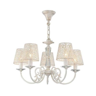 Светильник Arte lamp A5468LM-5WG RAGNATELA Светильник Arte lamp A5468LM-5WG RAGNATELAПодвесные<br>Компания «Светодом» предлагает широкий ассортимент люстр от известных производителей. Представленные в нашем каталоге товары выполнены из современных материалов и обладают отличным качеством. Благодаря широкому ассортименту Вы сможете найти у нас люстру под любой интерьер. Мы предлагаем как классические варианты, так и современные модели, отличающиеся лаконичностью и простотой форм. Стильная люстра Arte lamp A5468LM-5WG станет украшением любого дома. Эта модель от известного производителя не оставит равнодушным ценителей красивых и оригинальных предметов интерьера. Люстра Arte lamp A5468LM-5WG обеспечит равномерное распределение света по всей комнате. При выборе обратите внимание на характеристики, позволяющие приобрести наиболее подходящую модель. Купить понравившуюся люстру по доступной цене Вы можете в интернет-магазине «Светодом».<br><br>Установка на натяжной потолок: Да<br>S освещ. до, м2: 15<br>Крепление: Крюк<br>Тип лампы: Накаливания / энергосбережения / светодиодная<br>Тип цоколя: E27<br>Количество ламп: 5<br>MAX мощность ламп, Вт: 60<br>Размеры: H40xW60xL60+шн/цп30<br>Цвет арматуры: белый с золотистой патиной