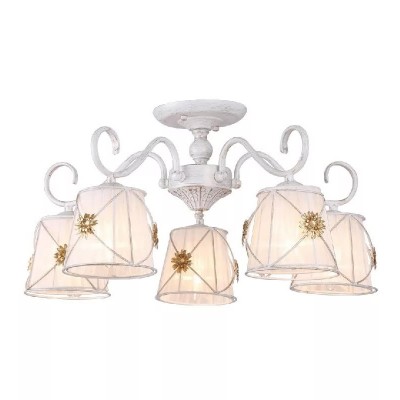 Светильник Arte lamp A5495PL-5WG FORTUNA Светильник Arte lamp A5495PL-5WG FORTUNAПотолочные<br>Компания «Светодом» предлагает широкий ассортимент люстр от известных производителей. Представленные в нашем каталоге товары выполнены из современных материалов и обладают отличным качеством. Благодаря широкому ассортименту Вы сможете найти у нас люстру под любой интерьер. Мы предлагаем как классические варианты, так и современные модели, отличающиеся лаконичностью и простотой форм. <br>Стильная люстра Arte lamp A5495PL-5WG станет украшением любого дома. Эта модель от известного производителя не оставит равнодушным ценителей красивых и оригинальных предметов интерьера. Люстра Arte lamp A5495PL-5WG обеспечит равномерное распределение света по всей комнате. При выборе обратите внимание на характеристики, позволяющие приобрести наиболее подходящую модель. <br>Купить понравившуюся люстру по доступной цене Вы можете в интернет-магазине «Светодом».<br><br>Установка на натяжной потолок: Да<br>S освещ. до, м2: 15<br>Крепление: Планка<br>Тип лампы: Накаливания / энергосбережения / светодиодная<br>Тип цоколя: E27<br>Цвет арматуры: белый с золотистой патиной<br>Количество ламп: 5<br>Диаметр, мм мм: 600<br>Размеры: H28xW60xL60<br>Высота, мм: 280<br>MAX мощность ламп, Вт: 60