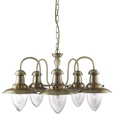 Подвесная люстра Arte lamp A5518LM-5AB Fisherman Подвесная люстра Arte lamp A5518LM-5AB FishermanПодвесные<br>Компания «Светодом» предлагает широкий ассортимент люстр от известных производителей. Представленные в нашем каталоге товары выполнены из современных материалов и обладают отличным качеством. Благодаря широкому ассортименту Вы сможете найти у нас люстру под любой интерьер. Мы предлагаем как классические варианты, так и современные модели, отличающиеся лаконичностью и простотой форм. <br>Стильная люстра Arte lamp A5518LM-5AB станет украшением любого дома. Эта модель от известного производителя не оставит равнодушным ценителей красивых и оригинальных предметов интерьера. Люстра Arte lamp A5518LM-5AB обеспечит равномерное распределение света по всей комнате. При выборе обратите внимание на характеристики, позволяющие приобрести наиболее подходящую модель. <br>Купить понравившуюся люстру по доступной цене Вы можете в интернет-магазине «Светодом».<br><br>Установка на натяжной потолок: Да<br>S освещ. до, м2: 15<br>Крепление: Планка<br>Тип лампы: накаливания / энергосбережения / LED-светодиодная<br>Тип цоколя: E27<br>Количество ламп: 5<br>MAX мощность ламп, Вт: 60<br>Диаметр, мм мм: 590<br>Длина цепи/провода, мм: 530<br>Высота, мм: 330<br>Оттенок (цвет): прозрачный серебристый<br>Цвет арматуры: серый