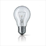 Лампа накаливания Philips A55 75W E27 Clear