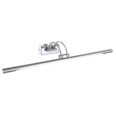Светильник настенный бра Arte lamp A5614AP-1CC PICTURE LIGHTS LUM Светильник настенный бра Arte lamp A5614AP-1CC PICTURE LIGHTS LUMДля картин/зеркал<br><br><br>Тип товара: Светильник настенный бра<br>Тип лампы: LED<br>Количество ламп: 1<br>MAX мощность ламп, Вт: 14<br>Размеры: H10xW22xL67,5<br>Цвет арматуры: серебристый