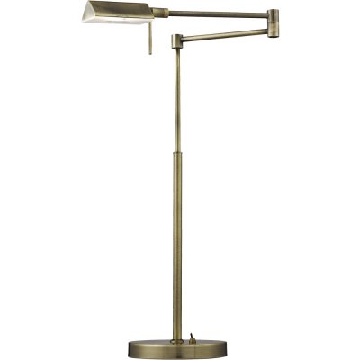 Светильник Arte lamp A5665LT-1AB Wizard Светильник Arte lamp A5665LT-1AB WizardХай тек<br>Настольная лампа – это не просто источник дополнительного освещения, но и оригинальный элемент декора. Его можно установить в спальне, гостиной, кабинете и других комнатах. Интернет-магазин «Светодом» предлагает настольные лампы разных стилей по доступным ценам. Благодаря большому ассортименту Вы обязательно найдете в нашем каталоге именно ту модель, которую искали. <br> Настольная лампа Arte lamp A5665LT-1AB – прекрасный вариант для завершения интерьера. Ее можно включить одновременно с люстрой для более яркого освещения или без нее для создания уютной атмосферы, настраивающей на отдых. <br> Купить настольную лампу Arte lamp A5665LT-1AB Вы можете с помощью виртуальной «Корзины» или по контактным номерам, указанным на сайте.<br><br>Тип лампы: галогенная / LED-светодиодная<br>Тип цоколя: G9<br>MAX мощность ламп, Вт: 33<br>Диаметр, мм мм: 170<br>Высота, мм: 420 - 580<br>Цвет арматуры: бронзовый