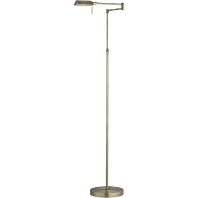 Торшер Arte lamp A5665PN-1AB Wizard Торшер Arte lamp A5665PN-1AB WizardХай-тек<br>Торшер – это не просто функциональный предмет интерьера, позволяющий обеспечить дополнительное освещение, но и оригинальный декоративный элемент. Интернет-магазин «Светодом» предлагает стильные модели от известных производителей по доступным ценам. У нас Вы найдете и классические напольные светильники, и современные варианты. <br> Торшер A5665PN-1AB ARTELamp сразу же привлекает внимание благодаря своему необычному дизайну. Модель выполнена из качественных материалов, что обеспечит ее надежную и долговечную работу. Такой напольный светильник можно использовать для интерьера не только гостиной, но и спальни или кабинета. <br> Купить торшер A5665PN-1AB ARTELamp по выгодной стоимости Вы можете с помощью нашего сайта. У нас склады в Москве, Екатеринбурге, Санкт-Петербурге, Новосибирске и другим городам России.<br><br>Тип лампы: галогенная / LED-светодиодная<br>Тип цоколя: G9<br>MAX мощность ламп, Вт: 33<br>Диаметр, мм мм: 230<br>Высота, мм: 1060 - 1410<br>Цвет арматуры: бронзовый