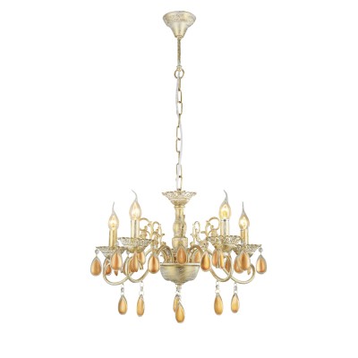 A5676LM-5WG Arte lamp Светильник A5676LM-5WG Arte lamp СветильникПодвесные<br><br><br>Установка на натяжной потолок: Да<br>S освещ. до, м2: 15<br>Крепление: крюк<br>Тип лампы: Накаливания / энергосбережения / светодиодная<br>Тип цоколя: E14<br>Цвет арматуры: белый-ЗОЛОТОЙ<br>Количество ламп: 5<br>Диаметр, мм мм: 600<br>Длина цепи/провода, мм: 600<br>Размеры: D600H400-1000<br>Длина, мм: 600<br>Высота, мм: 400<br>MAX мощность ламп, Вт: 60W<br>Общая мощность, Вт: 40W