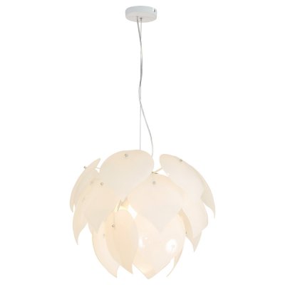 Светильник Arte lamp A5694SP-5WH PALMER Светильник Arte lamp A5694SP-5WH PALMERПодвесные<br>Компания «Светодом» предлагает широкий ассортимент люстр от известных производителей. Представленные в нашем каталоге товары выполнены из современных материалов и обладают отличным качеством. Благодаря широкому ассортименту Вы сможете найти у нас люстру под любой интерьер. Мы предлагаем как классические варианты, так и современные модели, отличающиеся лаконичностью и простотой форм. Стильная люстра Arte lamp A5694SP-5WH станет украшением любого дома. Эта модель от известного производителя не оставит равнодушным ценителей красивых и оригинальных предметов интерьера. Люстра Arte lamp A5694SP-5WH обеспечит равномерное распределение света по всей комнате. При выборе обратите внимание на характеристики, позволяющие приобрести наиболее подходящую модель. Купить понравившуюся люстру по доступной цене Вы можете в интернет-магазине «Светодом». Мы предлагаем доставку не только по Москве и Екатеринбурге, но и по всей России.<br><br>Установка на натяжной потолок: Да<br>S освещ. до, м2: 15<br>Крепление: Крюк<br>Тип цоколя: E27<br>Цвет арматуры: белый<br>Количество ламп: 5<br>Диаметр, мм мм: 550<br>Высота, мм: 400<br>MAX мощность ламп, Вт: 60