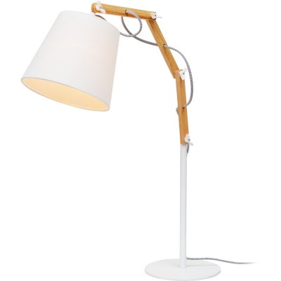 Интерьерная настольная лампа Arte lamp A5700LT-1WH Pinoccio Интерьерная настольная лампа Arte lamp A5700LT-1WH PinoccioДеревянные и ротанг<br>Настольная лампа – это не просто источник дополнительного освещения, но и оригинальный элемент декора. Его можно установить в спальне, гостиной, кабинете и других комнатах. Интернет-магазин «Светодом» предлагает настольные лампы разных стилей по доступным ценам. Благодаря большому ассортименту Вы обязательно найдете в нашем каталоге именно ту модель, которую искали. Настольная лампа Arte lamp A5700LT-1WH – прекрасный вариант для завершения интерьера. Ее можно включить одновременно с люстрой для более яркого освещения или без нее для создания уютной атмосферы, настраивающей на отдых. Купить настольную лампу Arte lamp A5700LT-1WH Вы можете с помощью виртуальной «Корзины» или по контактным номерам, указанным на сайте.<br><br>S освещ. до, м2: 3<br>Тип лампы: накаливания / энергосбережения / LED-светодиодная<br>Тип цоколя: E27<br>Количество ламп: 1<br>Ширина, мм: 200<br>MAX мощность ламп, Вт: 60<br>Длина, мм: 550<br>Высота, мм: 630<br>Оттенок (цвет): белый<br>Цвет арматуры: белый