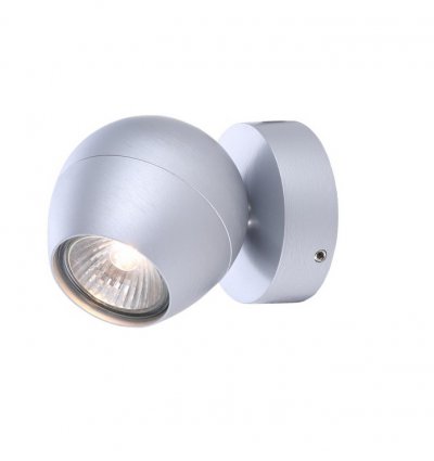 Светильник настенный бра Arte lamp A5781AP-1SS SFERA Светильник настенный бра Arte lamp A5781AP-1SS SFERAОдиночные<br>Светильники-споты – это оригинальные изделия с современным дизайном. Они позволяют не ограничивать свою фантазию при выборе освещения для интерьера. Такие модели обеспечивают достаточно качественный свет. Благодаря компактным размерам Вы можете использовать несколько спотов для одного помещения. Интернет-магазин «Светодом» предлагает необычный светильник-спот ARTE Lamp A5781AP-1SS по привлекательной цене. Эта модель станет отличным дополнением к люстре, выполненной в том же стиле. Перед оформлением заказа изучите характеристики изделия. Купить светильник-спот ARTE Lamp A5781AP-1SS в нашем онлайн-магазине Вы можете либо с помощью формы на сайте, либо по указанным выше телефонам. Обратите внимание, что у нас склады не только в Москве и Екатеринбурге, но и других городах России.<br><br>Тип цоколя: GU10<br>Количество ламп: 1<br>MAX мощность ламп, Вт: 50<br>Размеры: H12xW9xL9<br>Цвет арматуры: серебристый