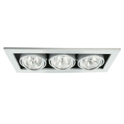 Светильник встраиваемый Arte lamp A5930PL-3SI Technika Светильник встраиваемый Arte lamp A5930PL-3SI TechnikaКарданные<br><br><br>S освещ. до, м2: 10<br>Тип лампы: галогенная<br>Тип цоколя: G5.3<br>Количество ламп: 3<br>Ширина, мм: 355<br>MAX мощность ламп, Вт: 50<br>Диаметр, мм мм: 145<br>Диаметр врезного отверстия, мм: 330*125<br>Длина, мм: 355<br>Высота, мм: 120<br>Цвет арматуры: серебряный/сталь