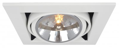 Светильник потолочный Arte lamp A5935PL-1WH CARDANI Светильник потолочный Arte lamp A5935PL-1WH CARDANIКарданные<br><br><br>Тип цоколя: G53/AR111<br>Количество ламп: 1<br>MAX мощность ламп, Вт: 50<br>Размеры: H13,2xW19,6xL19,6<br>Цвет арматуры: белый