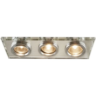 Светильник встраиваемый Arte lamp A5956PL-3CC Cool Ice Светильник встраиваемый Arte lamp A5956PL-3CC Cool IceКвадратные<br>Встраиваемые светильники – популярное осветительное оборудование, которое можно использовать в качестве основного источника или в дополнение к люстре. Они позволяют создать нужную атмосферу атмосферу и привнести в интерьер уют и комфорт. Интернет-магазин «Светодом» предлагает стильный встраиваемый светильник ARTE Lamp A5956PL-3CC. Данная модель достаточно универсальна, поэтому подойдет практически под любой интерьер. Перед покупкой не забудьте ознакомиться с техническими параметрами, чтобы узнать тип цоколя, площадь освещения и другие важные характеристики. Приобрести встраиваемый светильник ARTE Lamp A5956PL-3CC в нашем онлайн-магазине Вы можете либо с помощью «Корзины», либо по контактным номерам. Мы доставляем заказы по Москве, Екатеринбургу и остальным российским городам.<br><br>S освещ. до, м2: 10<br>Тип лампы: галогенная<br>Тип цоколя: GU10<br>Количество ламп: 3<br>Ширина, мм: 255<br>MAX мощность ламп, Вт: 50<br>Диаметр, мм мм: 90<br>Размеры: H3,2xW9xL9<br>Диаметр врезного отверстия, мм: 235*68<br>Длина, мм: 255<br>Высота, мм: 110<br>Цвет арматуры: серебристый