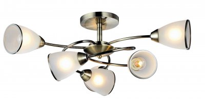 Светильник Arte lamp A6059PL-6AB INNOCENTE Светильник Arte lamp A6059PL-6AB INNOCENTEПотолочные<br>Компания «Светодом» предлагает широкий ассортимент люстр от известных производителей. Представленные в нашем каталоге товары выполнены из современных материалов и обладают отличным качеством. Благодаря широкому ассортименту Вы сможете найти у нас люстру под любой интерьер. Мы предлагаем как классические варианты, так и современные модели, отличающиеся лаконичностью и простотой форм. Стильная люстра Arte lamp A6059PL-6AB станет украшением любого дома. Эта модель от известного производителя не оставит равнодушным ценителей красивых и оригинальных предметов интерьера. Люстра Arte lamp A6059PL-6AB обеспечит равномерное распределение света по всей комнате. При выборе обратите внимание на характеристики, позволяющие приобрести наиболее подходящую модель. Купить понравившуюся люстру по доступной цене Вы можете в интернет-магазине «Светодом».<br><br>Установка на натяжной потолок: Ограничено<br>S освещ. до, м2: 18<br>Крепление: Планка<br>Тип лампы: Накаливания / энергосбережения / светодиодная<br>Тип цоколя: E14<br>Количество ламп: 6<br>MAX мощность ламп, Вт: 60<br>Размеры: H32xW86xL86<br>Цвет арматуры: бронзовый