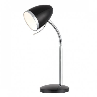 Интерьерная настольная лампа Arte lamp A6145LT-1BK Cosy Интерьерная настольная лампа Arte lamp A6145LT-1BK CosyОфисные<br>Настольная лампа – это не просто источник дополнительного освещения, но и оригинальный элемент декора. Его можно установить в спальне, гостиной, кабинете и других комнатах. Интернет-магазин «Светодом» предлагает настольные лампы разных стилей по доступным ценам. Благодаря большому ассортименту Вы обязательно найдете в нашем каталоге именно ту модель, которую искали. Настольная лампа Arte lamp A6145LT-1BK – прекрасный вариант для завершения интерьера. Ее можно включить одновременно с люстрой для более яркого освещения или без нее для создания уютной атмосферы, настраивающей на отдых. Купить настольную лампу Arte lamp A6145LT-1BK Вы можете с помощью виртуальной «Корзины» или по контактным номерам, указанным на сайте.<br><br>S освещ. до, м2: 2<br>Тип лампы: накаливания<br>Тип цоколя: E27<br>Количество ламп: 1<br>MAX мощность ламп, Вт: 40<br>Диаметр, мм мм: 970<br>Высота, мм: 440<br>Оттенок (цвет): черный<br>Цвет арматуры: черный