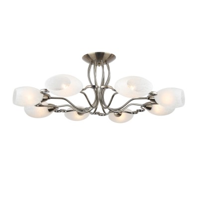 Светильник Arte lamp A6200PL-8AB Zetta Светильник Arte lamp A6200PL-8AB ZettaПотолочные<br>Компания «Светодом» предлагает широкий ассортимент люстр от известных производителей. Представленные в нашем каталоге товары выполнены из современных материалов и обладают отличным качеством. Благодаря широкому ассортименту Вы сможете найти у нас люстру под любой интерьер. Мы предлагаем как классические варианты, так и современные модели, отличающиеся лаконичностью и простотой форм. Стильная люстра Arte lamp A6200PL-8AB станет украшением любого дома. Эта модель от известного производителя не оставит равнодушным ценителей красивых и оригинальных предметов интерьера. Люстра Arte lamp A6200PL-8AB обеспечит равномерное распределение света по всей комнате. При выборе обратите внимание на характеристики, позволяющие приобрести наиболее подходящую модель. Купить понравившуюся люстру по доступной цене Вы можете в интернет-магазине «Светодом».<br><br>Установка на натяжной потолок: Да<br>S освещ. до, м2: 16<br>Крепление: Планка<br>Тип лампы: накал-я - энергосбер-я<br>Тип цоколя: E14<br>Количество ламп: 8<br>MAX мощность ламп, Вт: 40<br>Диаметр, мм мм: 860<br>Высота, мм: 280<br>Цвет арматуры: серый