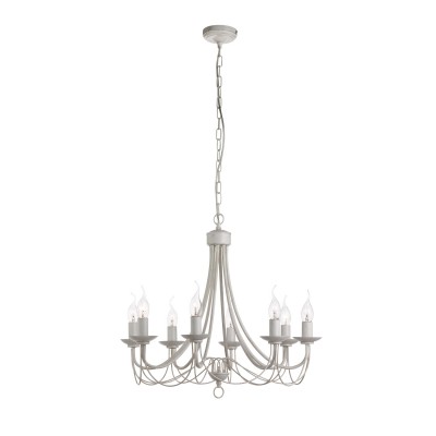 Светильник Arte lamp A6300LM-8WG Maypole Светильник Arte lamp A6300LM-8WG MaypoleПодвесные<br>Компания «Светодом» предлагает широкий ассортимент люстр от известных производителей. Представленные в нашем каталоге товары выполнены из современных материалов и обладают отличным качеством. Благодаря широкому ассортименту Вы сможете найти у нас люстру под любой интерьер. Мы предлагаем как классические варианты, так и современные модели, отличающиеся лаконичностью и простотой форм. Стильная люстра Arte lamp A6300LM-8WG станет украшением любого дома. Эта модель от известного производителя не оставит равнодушным ценителей красивых и оригинальных предметов интерьера. Люстра Arte lamp A6300LM-8WG обеспечит равномерное распределение света по всей комнате. При выборе обратите внимание на характеристики, позволяющие приобрести наиболее подходящую модель. Купить понравившуюся люстру по доступной цене Вы можете в интернет-магазине «Светодом».<br><br>Установка на натяжной потолок: Да<br>S освещ. до, м2: 24<br>Крепление: Планка<br>Тип лампы: накаливания / энергосбережения / LED-светодиодная<br>Тип цоколя: E14<br>Цвет арматуры: белый<br>Количество ламп: 8<br>Диаметр, мм мм: 600<br>Высота, мм: 500<br>MAX мощность ламп, Вт: 60